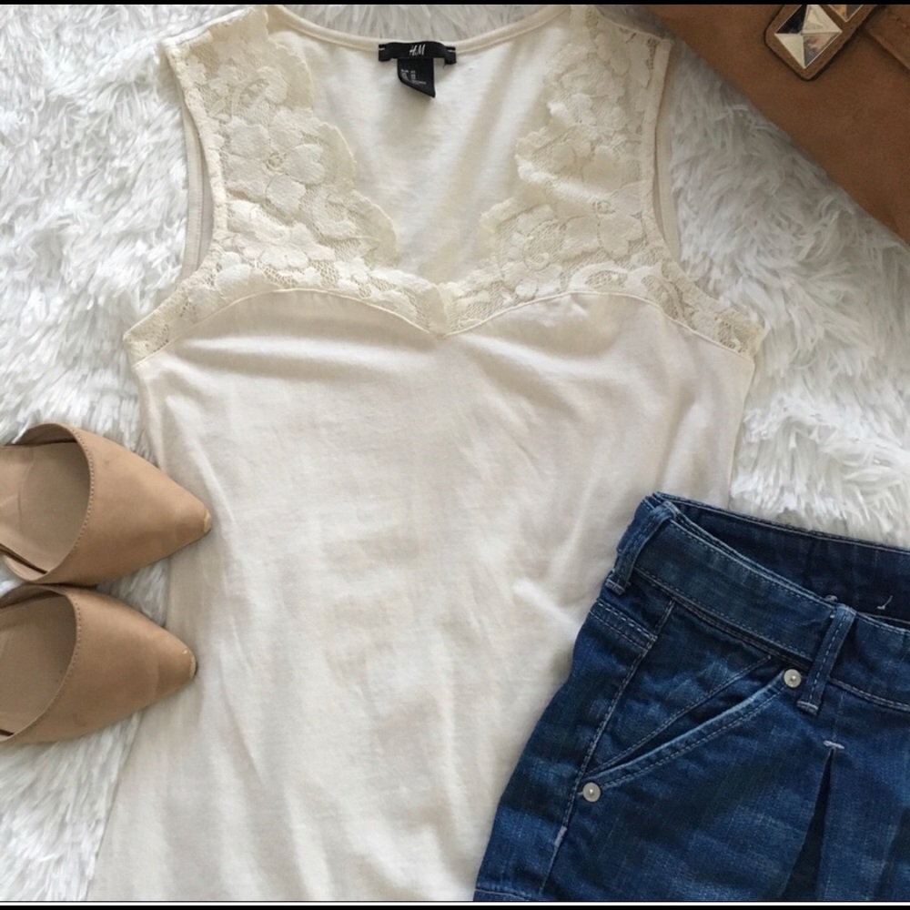 Lace and material obre style